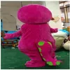 2019 Remise usine Barney Dinosaure Mascotte Costume Film Personnage Barney Dinosaure Costumes Déguisement Adulte Taille2358