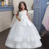 Girl's Dresses children's gauze lace birthday party dinner ball big butterfly dress Christmas Party Princess long dress children's dress 230712