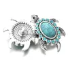 Fermoirs Crochets Big Snap Bijoux Étoile De Mer Tortue Turquoise 18Mm Boutons Pour Snaps Bracelet Collier Goutte Livraison Résultats Composant Dhagr