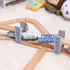 Modele samochodów do odlewania Drewniane tory kolejowe Zestaw zabawek kolejowych Drewniany most piętrowy Drewniane akcesoria Model wiaduktu Zabawki dla dzieci Prezenty dla dzieci 230712