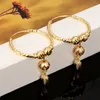 Boucles d'oreilles boule pour femmes filles bijoux perle avec coeur rond éthiopien afrique arabie moyen-orient cadeau