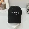 2023 Miu Woman Hat Men Embroidered Cowboy Baseball Hats Designer Sun for Cap Fashion Women G