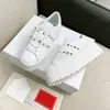 Designer open sneakers untitled sneaker Dress Shoes top leather rivets loafers casual shoes women Unisex change sneaker white platform rivet Outdoor sneaker