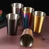 Mokken 230/350/500 ml Rvs Bier Cups Huishoudelijke Kantoor Metalen Water Drankjes Koffie Tumbler Thee Melk mokken Keuken Drinkware R230712