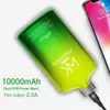 WK Power Bank 10000mAh 2 USB Ricarica portatile Bateria Externa Movil Poverbank 10000mAh per PowerBank 18650 Xiaomi iPhone Huawei L230712