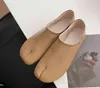 Sandales de styliste pour femmes, chaussures semi-décontractées, chaussures de ballet confortables en peau d'agneau, taille de danse de veau, 35 à 39 boîtes