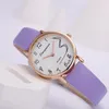 Wristwatches Wrist Accessory With Round Clear Glass Mirror Quartz Watch For Groom Wedding Dating Shopping H9