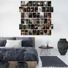 50Pcs Dark College Wall Collage Kit Esthetic Room Decor Art Painting For Bedroom Decoration Teens Favor Postcard Poster Pictures L230704