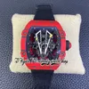 BBR bbrf27-03 Mens Watch Real Tourbillon Hand Winding Black TPT Quartz Carbon Fiber Case Skeleton Dial Red Nylon Strap Super Edition 2023 Sport eternity Watches CP055