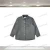 Xinxinbuy Men Designer płaszcz z metalowym trójkątą etykieta litera wełniana tkanina Paris Długie rękaw Kobiety czarne khaki Gray M-2xl261g