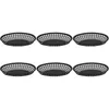 Dinnerware Sets 6 Pcs Fruit Containers Headset Kitchen Supplies Plastic Basket Restaurant Snack Serving Plate Abs Oval Baskets