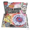 4D Beyblade TOUPIE BURST BEYBLADE SPINNING TOP BB123 4D RAPIDITY METAL FUSION FIGHT MASTER COLLECTION CON LAUNCHER