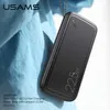 USAMS 10000 mAh Power Bank 22.5 W Snel Opladen Draagbare Opladen Externe Batterij Oplader Pack Powerbank Voor iPhone Huawei xiaomi L230712