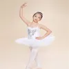 New Kids Girls Ballerina Dress Stage Wear White Swan Lake Costumi di balletto Cinghia per bambini Abbigliamento da ballo Costume Danse Classique Enfant226D