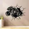 Autres autocollants décoratifs Monster Truck Sticker mural Crash Trucks Wheels Toy Car Wall Sticker for Boys Room Nursery Decor Vinyl Home Decor Stickers B612 x0712