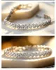 6mm Vintage Fine Princesse Ronde Coupe Cubique Zircone Tennis Bracelet Cuivre Romain AAA Zircon Femmes Or Rose Mariage Chaîne De Mariée Bracelets Bracelet Pour Femmes Bijoux