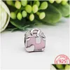 Pendenti 925 Sier Fit Pandora Charm Bracciale Rosa Travel Shop Bag Charms Set Ciondolo Fai da te Perline Gioielli Drop Delivery Home Garde Dhk5A