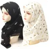 Halsdukar Tryck Polyester Sjal Scarf Dam Blomma Mjuk Pashmina Stole Wrap Snood Bufandas Muslim Hijab Sjaal Håraccessoarer För Kvinnor