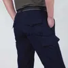 Pantaloni da uomo Pantaloni militari dell'esercito sottile Pantaloni cargo tattici Pantaloni da uomo impermeabili e traspiranti Quick Dry Pantaloni casual da uomo con fondo sottile 4XL J230712