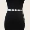 Cinture Cintura in vita Trendy Ladies Faux Crystal Belly Chain Corpo resistente all'usura