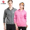 Camisetas de ciclismo Tops X-TIGER Mujer Verano Piel Delgada Anti-UV A prueba de viento Ciclismo Jersey MTB Bike Windcoat Protector solar Senderismo Chaqueta Ropa de bicicleta 230712