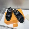 Men women platform slides luxury designer sandals Multicolor Black white blue Brocade rubber slipper fashion Beach Shoes