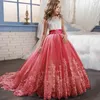 Girl's Dresses Children Girls 2022 Evening Party Long Dresses Elegant Girls Princess Kids Dresses For Girls Costume Flower Girls Wedding DressHKD230712