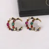 Boucles d'oreilles de marque de créateurs en or 18K