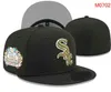 2023 Sombreros ajustados de béisbol para hombres Color negro clásico Hip Hop LOS ÁNGELES Deporte Cerrado por completo LA Design Caps Chapeau 05 Stitch Heart "Serie" "Love Hustle Flowers A2