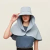 Wide Brim Hats Women Large Sun Hat UPF 1000 2023 Bucket Cap With Neck Flap Full Protection Anti-UV Washable Beach