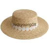 Geniş Memlu Şapkalar Kova Şapkaları Moda Güneşlik Haber Şapkası Dantel Kanca Çiçek Şapkaları Kadın Plaj Güneş Koruyucu Kova Şapkası Düz ​​Üst Güneş Kap Casquette X0712