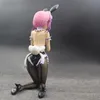 Jeux de films libérant le style b re: zéro début de vie dans un autre monde rem a rame anime lapin girl pvc action figure de collection de la collection de jouets poupée