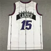 Vince Carter Raptores Maillot de basket-ball Torontos Tracy Mcgrady Maillots Violet Blanc Noir Taille S-XXL