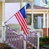 Party Decoration Red White Blue Garland Patriotic Glitter Independence Day Memorial Celebration Decor For Home Supplies