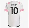 Ny 23 24 Vlahovic Juventus Soccer Jersey Kean 2023 2024 Locatelli Pogba Chiesa Rabiot Home Away 3rd Football Shirt Bremer Danilo Vuxna män KIDS KIT JUVE JUVE