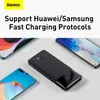 Baseus Power Bank 10000mAh Harici Batarya 20000 MAH Powerbank PD 20W İPhone için Taşınabilir Şarj Cihazı Xiaomi Mi Poverbank L230712