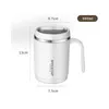 Mugs Double Wall Vacuum Thermal Mug with Straw Stainless Steel Plastic Liner Portable Car Breakfast Coffee Cup Water Bottle Drinkware R230712