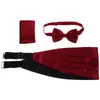 Bow Ties Clothing Set Fashion Cummerbund Men Wedding Costume Accessories Men's Stained Tie Decorative Supplies