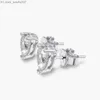 Charm OEVAS Classic 100% 925 Perles en argent sterling True Moissanite Gem Boucles d'oreilles Boucles d'oreilles en or blanc Bijoux exquis et cadeau en gros Z230713