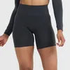 Roupas de ioga Lycra Spandex Shorts lisos sem costura cintura alta Scrunch Butt Shorts de ioga femininos macios para treino Calções de academia roupas de ginástica 230712