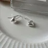 Stud Earrings 2023 S 925 Silver Sterling Solid Heart Pendant For Women Earring Jewelry Charms Simple Design
