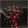 Dekoracyjne wieńce z kwiatów magiczna roślina doniczkowa led kolor do wnętrz świecąca zielona roślina plastikowa destrukcja do domu Beautif Fast Dhrjs