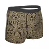 Underpants Egyptian Hieroglyphs Egypt Men's Panties Hieroglyphic Symbols Men Boxer Underwear Cotton For Male Large Size Lot Soft