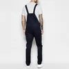 Herenbroeken 2022 Fashion Men's Ripped Jeans Jumpsuits Ankle Length Letter Printing Distressed Denim Bib Overalls For Men Jarretelbroek J230714