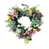 Fiori Decorativi 40 Cm Ghirlanda Porta D'ingresso Appeso Foglie Verdi Parete Ghirlanda Cuore Per Home Office San Valentino Anniversario Per Tutte Le Stagioni