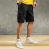 Herrshorts Sommar Bomull Cargo Herr Camouflage Camo Casual MultiPocket Baggy Streetwear Hip Hop Military Tactical 230712