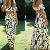 Abiti da lavoro Elegante moda con spalle scoperte Top corto a vita alta Maxi gonna Abbigliamento completo Abiti Streetwear Donna Sexy Summer Two Piece Set