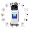New Trending Skin Care System 10 in 1 ultrasonic RF Deep Cleaning Aqua Peeling Facial Dermabrasion Machine.