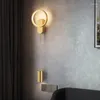 Wandlamp Designer beveelt slaapkamer nachtkastje LED Modern Nordic Light Luxe Minimalistische Woonkamer Tv Achtergrond aan