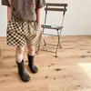 Шорты летние детские шорты модные плед в плетении мальчики и девочки хлопковые брюки с прямыми коленами 230711